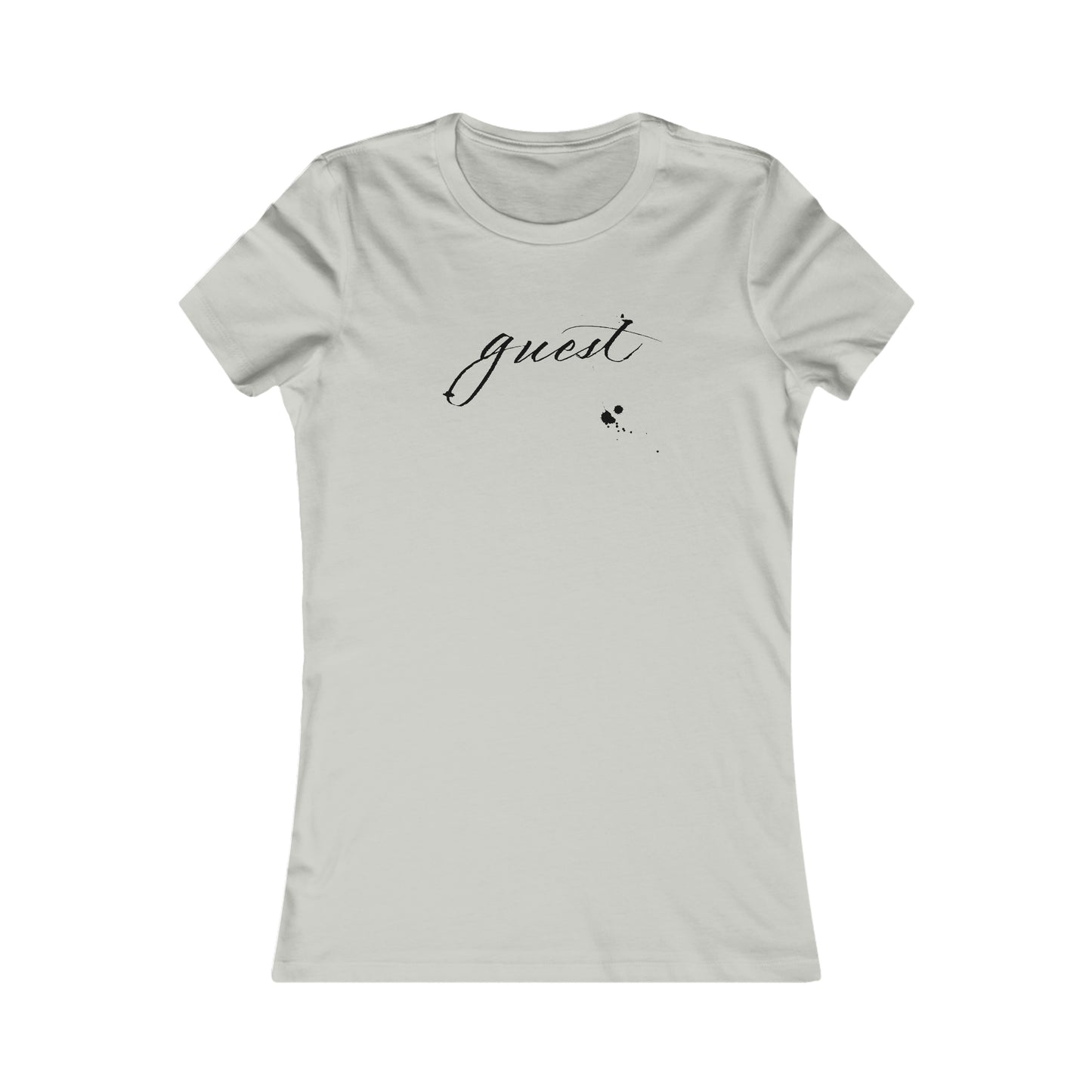 "Guest" Mixed Messages Fitted T-Shirt