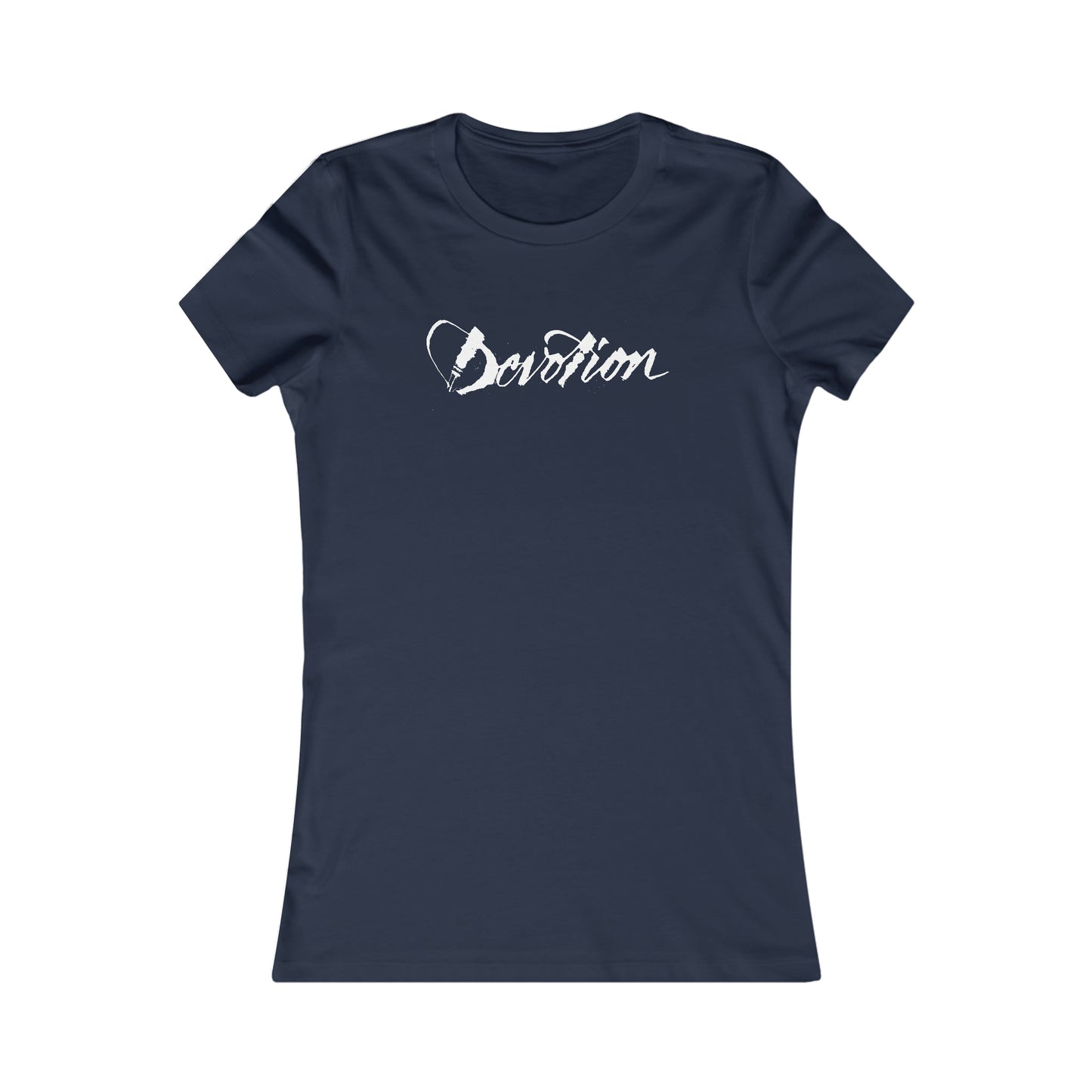 "Devotion" Mixed Messages Fitted T-Shirt