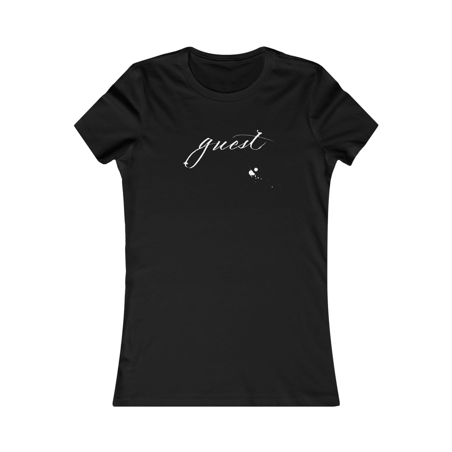 "Guest" Mixed Messages Fitted T-Shirt